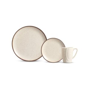 Aparelho de Jantar 12 Peças Vanilla com Caneca Alleanza