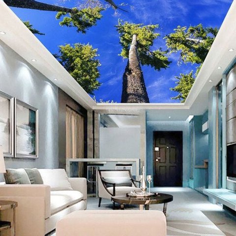 Adesivo Decorativo de Teto Árvores