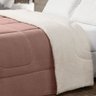 Coberdrom Cobertor Solteiro 1 Peça Maya Manta Soft e Sherpa de Carneiro 100% Poliéster:rosê - 4