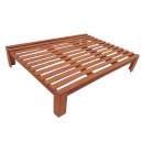 Ver imagem 1 de Cama Viúva Padrão Penafort 128x188x35 Cor Imbuia