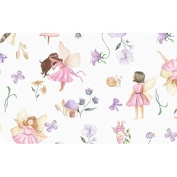 Toalha de Banho Bebê Fadas Bege Capuz 87x88 Cm - Hug - 2
