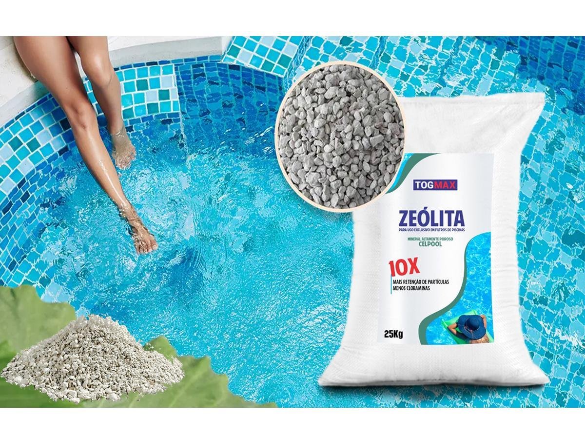 Zeólita para Piscina 25kg Filtragem Água Limpa Tog Max - 3