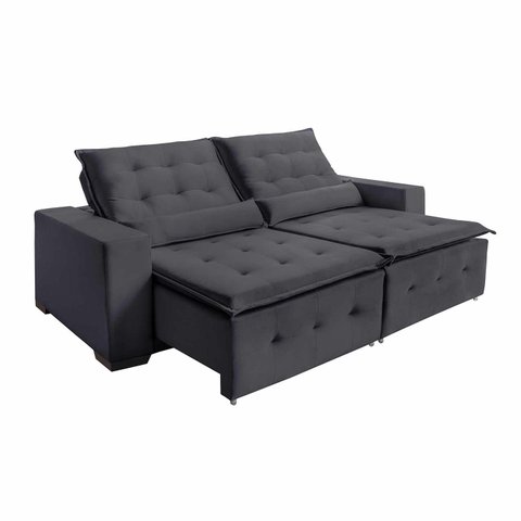 Sofá Spazzio 3 Lugares 2,00mt Retrátil e Reclinável - de Casa Décor e Estofados.