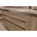 Ver imagem 5 de Módulo Cozinha Kappesberg Maxxi Balcão G746 1 Porta e 4 Gavetas S/ Tampo 120cm Nogal-kappesberg