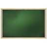 Lousa Quadro Escolar Verde Uv Standard 90x70 Cm Mdf 3mm para Giz Moldura Madeira Pinus Natural - 1