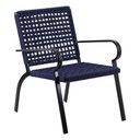 Ver imagem 2 de 2 Espreguiçadeiras e Cadeiras e Mesa Corda Náutica Mesa Piscina Jardim Trama Original
