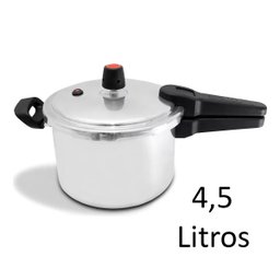 Panela de Pressão Polida 4,5 Litros Fechamento Externo - 4