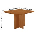 Ver imagem 3 de Conjunto Mesa de Jantar 120cm com 4 Cadeiras Estofadas Multimóveis Crrft-CON043 Madeirado/