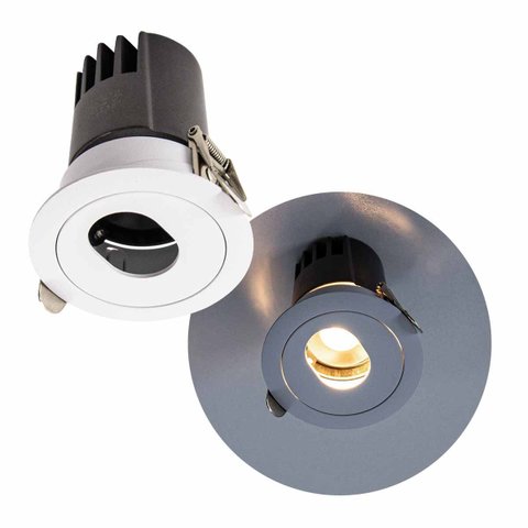 Spot Led de Embutir Mayn Redondo 7w 2700k Irc97 Branco 6508 Nordecor St3218