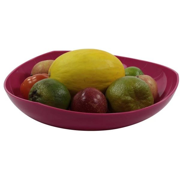 Fruteira Legumeira de Mesa 3,5L - Trio Colors - Rosa - 3