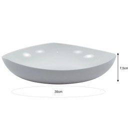 Fruteira Legumeira de Mesa 3,5L - Trio Colors - Branco - 5