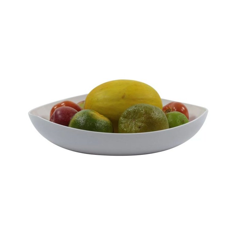 Fruteira Legumeira de Mesa 3,5L - Trio Colors - Branco Fruteira Legumeira de Mesa 3,5L - Trio Colors - Branco