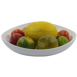 Fruteira Legumeira de Mesa 3,5L - Trio Colors - Branco - 3