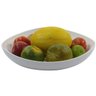 Fruteira Legumeira de Mesa 3,5L - Trio Colors - Branco - 3