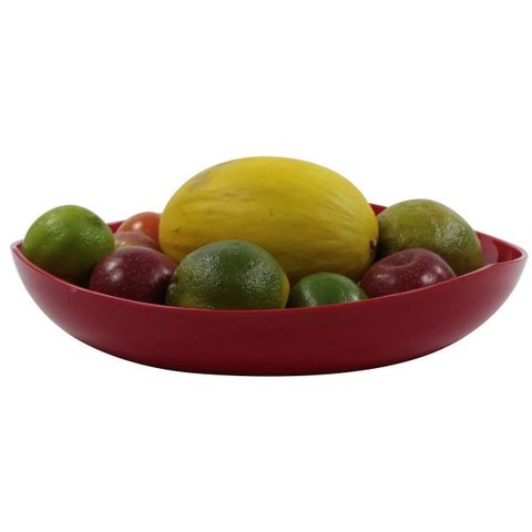 Fruteira Legumeira de Mesa 3,5L - Trio Colors - Vermelho