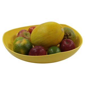 Fruteira Legumeira de Mesa 3,5L - Trio Colors - Amarelo
