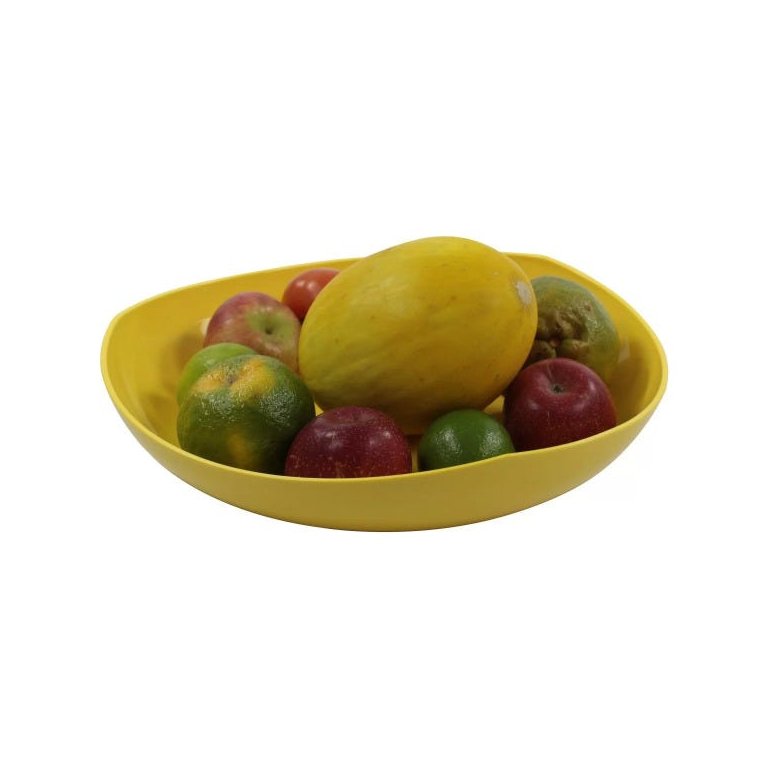 Fruteira Legumeira de Mesa 3,5L - Trio Colors - Amarelo