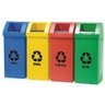 Cesto Para Lixo Coletor para lixo Reciclavel 90l. Polycart - 1