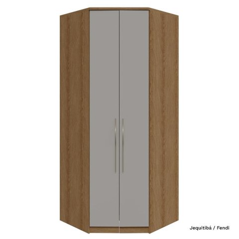 Guarda Roupa Modulado 02 Portas 234cm 02 Gavetas Canto Closet Setiba