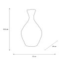 Ver imagem 2 de Vaso Decorativo De Mesa para Sala de Jantar Preto Fosco Encanto P