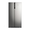 Ver imagem 1 de Geladeira Electrolux 435l Side By Side Efficient com Autosense Inox Is4s - 110v
