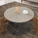 Ver imagem 1 de Mesa de Centro Lizz Off White/cedro - Casa D