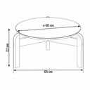 Ver imagem 4 de Mesa de Centro Lizz Off White/cedro - Casa D