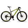 Bicicleta Vega Aro 29 Quadro 19 Alumínio 27v Shimano Alivio Freio Hidráulico Preto Amarelo - - 6