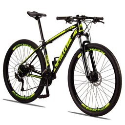 Bicicleta Vega Aro 29 Quadro 19 Alumínio 27v Shimano Alivio Freio Hidráulico Preto Amarelo - - 1