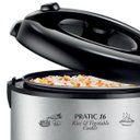 Ver imagem 4 de Panela Elétrica Mondial Pratic Rice 16, 3L, 1000W, Prata/Preto - 220V