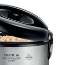 Ver imagem 5 de Panela Elétrica Mondial Pratic Rice 16, 3L, 1000W, Prata/Preto - 220V