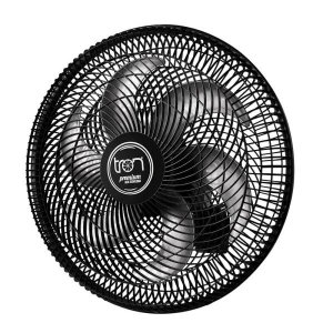 Ventilador de Parede Tron 50cm Pp Premium, Oscilante, Preto - 220V