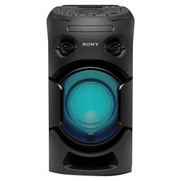 Mini System Sony Mhc-V21, USB, Mp3, Fm, Bluetooth, Karaokê, Preto - Bivolt - 1