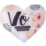 Decoração Home Decor Almofada Uatt -Shape Coração-Vo Amor Pra Sempre - 1