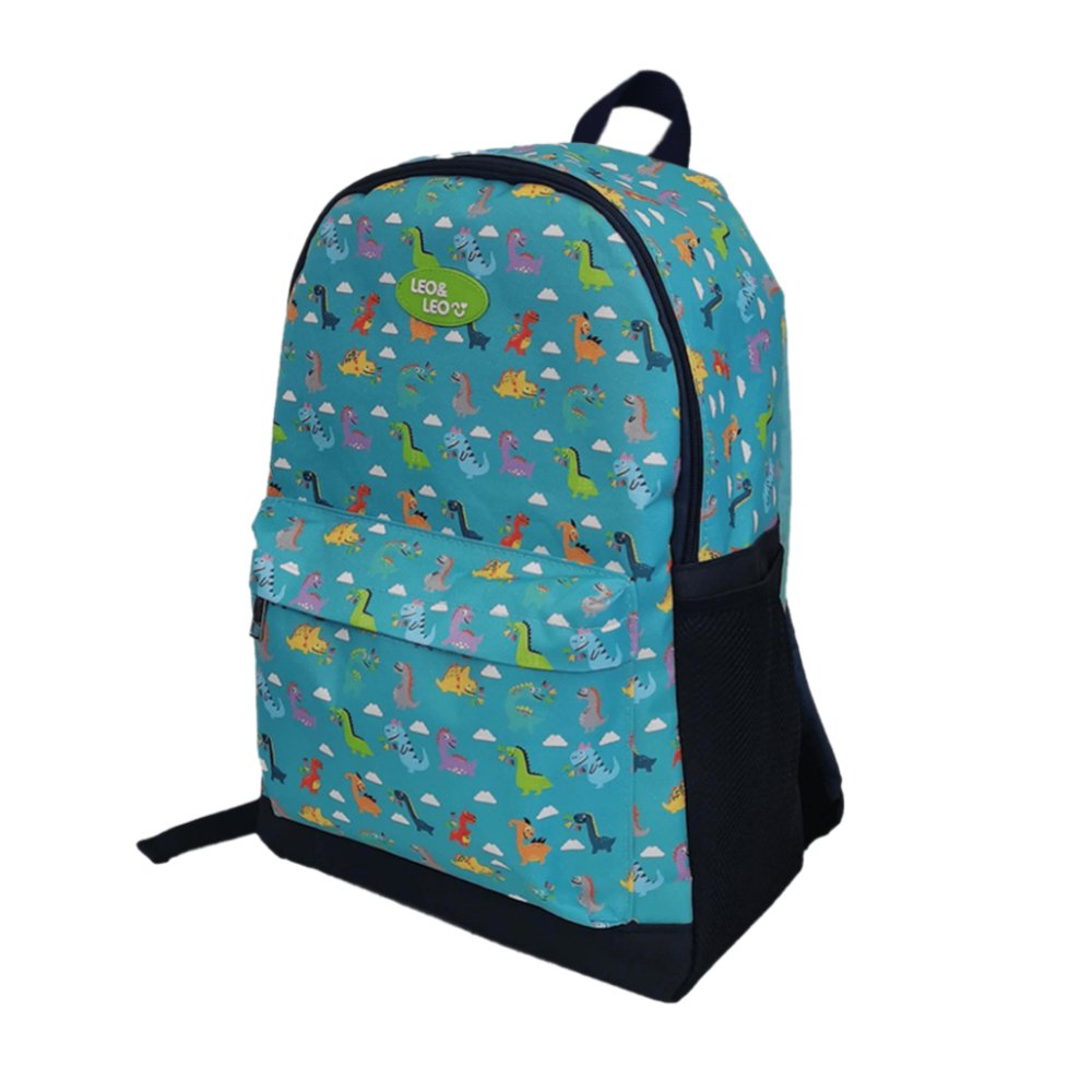 Mochila Infantil Costas Bolsos Menino Dino Leo&leo