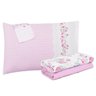 Enxovais Cama Adulto Casal Queen Lençol Duplo Santista -Royal Plus Maite 1 Rosa - 2