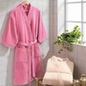 Enxovais Banho Adulto Roupao Dohler -Com Manga Rosa G - 2
