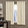 Decoração Home Decor Cortina Bella Janela -Corta Luz Lisa 2.60 x 1.70 Bege - 1