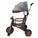 Ver imagem 4 de Triciclo Infantl Vintage com Empurrador - Cinza
