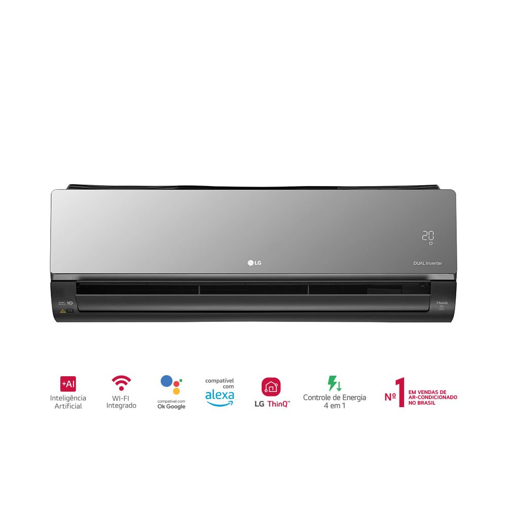 Ar-condicionado Split Hw Lg Dual Inverter Voice Artcool 12.000 Btus R-32 Só Frio 220v - 2