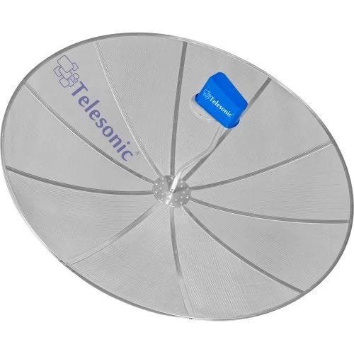Antenas Parabolicas Slim 1,70M para Laje Kit com 4 Telesonic - 1
