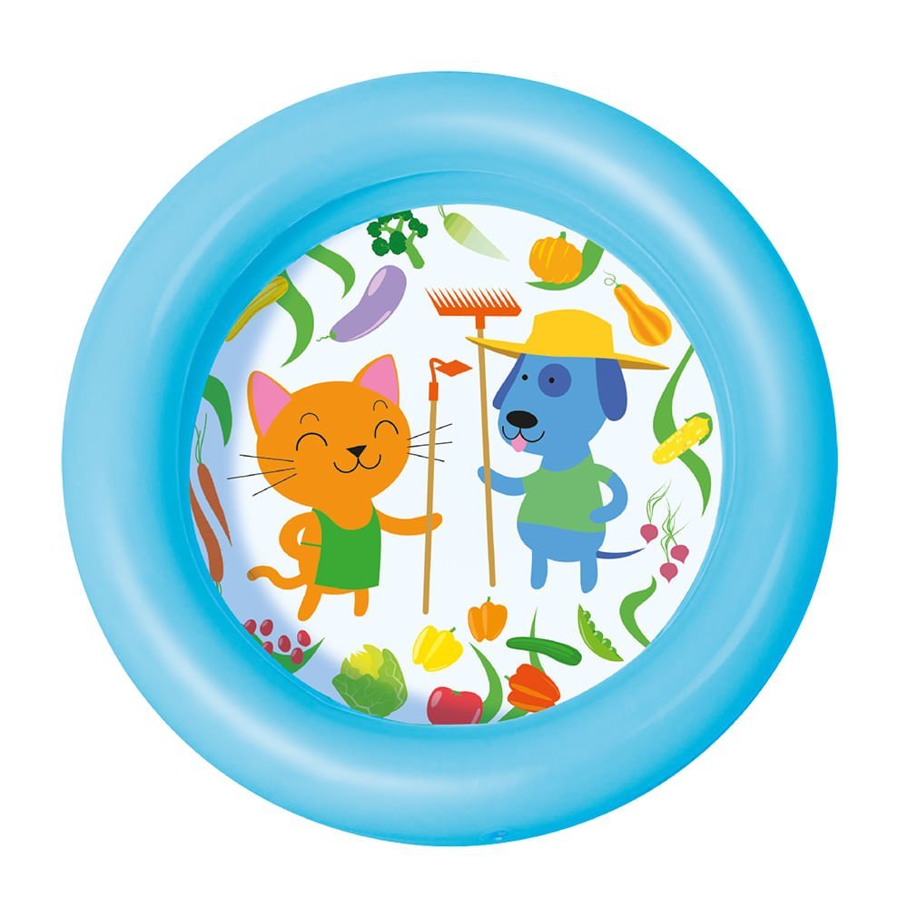 Piscina Inflável Infantil Kiddie 2 Anéis 21 Litros Bel - 4