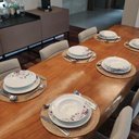 Ver imagem 2 de Jogo 12 Pratos Fundos Redondos 23cm Garden em Porcelana com Estampa Floral Germer