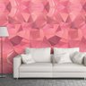 Papel de Parede Geométrico Rose Gold 9 Arte Destaque 2 Metros - 2