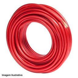 Cabo de Potência 100% Cobre 33mm 15 Metros Vermelho - Technoise - 1