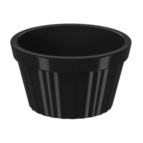 40 Ramekins 60ml Pretos Molheira Servir Maionese Shoyu Potinho Pequeno Uno Plástico