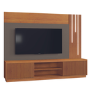 Ver imagem 1 de Estante Home Tv Até 75 Polegadas Led Cascata Valência Mavaular Naturalle / Platinum