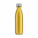 Ver imagem 1 de Garrafa Térmica MS914 500ml Aço Inox Portátil Viagem Metálica Cintilante:Amarela