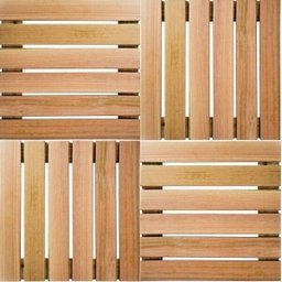 Deck em Placa de Madeira Modular Base Madeira 30x30cm Madersilva - 2