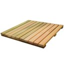 Ver imagem 2 de Deck em Placa de Madeira Modular Base Madeira 50x50cm Madersilva Bege/Eucalipto